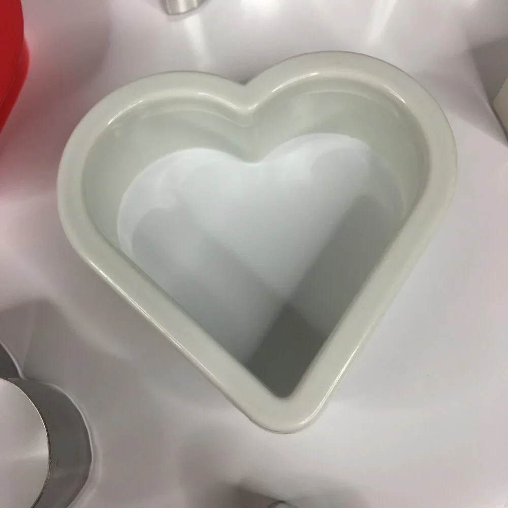 6 Cookie Cutters Various Shapes Carousel Hearts Cross Shamrock Clover Airplane